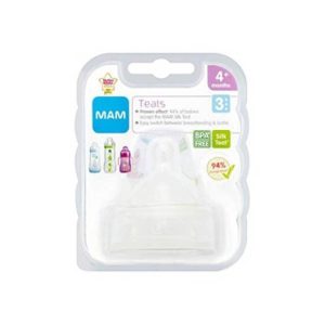 TETINA SILICONA FLUJO RAPIDO MAM TEAT 3 +4 MESES