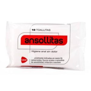 ANSOLLITAS TOALLITAS HIGIENE ANAL 10 TOALLITAS