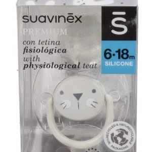 CHUPETE TETINA SILICONA SUAVINEX PREMIUM FISIOLO
