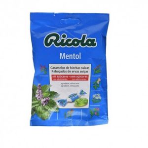 RICOLA CARAMELOS SIN AZUCAR MENTOL BOLSA 70 G