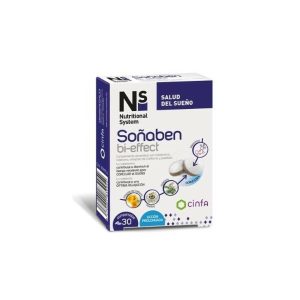 NS SOÑABEN BI-EFFECT 1,85 MG MELATONINA 30 COMP