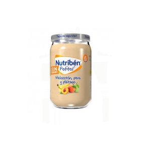 NUTRIBEN POTITOS MELOCOTON, PERA Y PLATANO 1 ENVASE 235 g