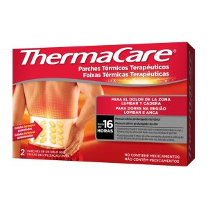 THERMACARE ZONA LUMBAR CADERA 2 PARCHES TERMICOS