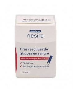 TIRAS REACTIVAS DE GLUCOSA EN SANGRE ACOFARMA NE