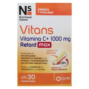 NS VITANS VITAMINA C+ 1000 MG RETARD MAX 30 COMP