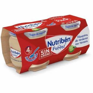 NUTRIBEN POTITOS MENESTRA DE VERDURAS CON TERNERA 2 ENVASES 120 g