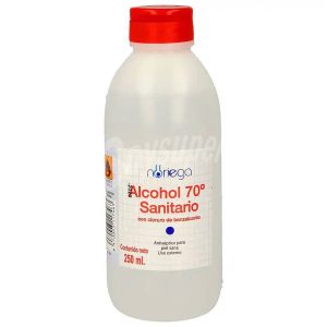 ALCOHOL 70º CON CLORURO DE BENZALCONIO NORIEGA 1 FRASCO 250 ml