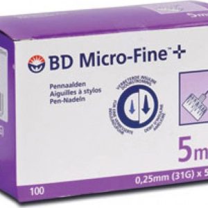 BD MICROFINE TW 0,25X5MM 100UDS R.320212
